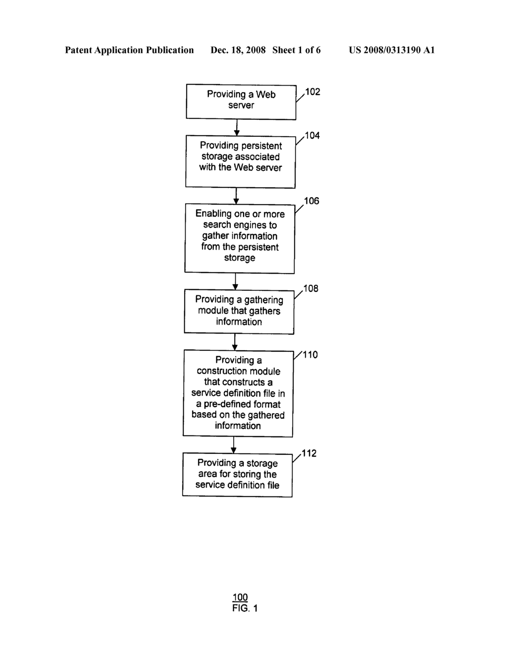 Method and system for searchable web services - diagram, schematic, and image 02