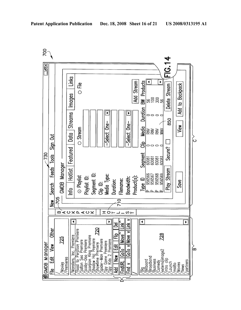 METHOD AND SYSTEM FOR MANAGING DIGITAL CONTENT INCLUDING STREAMING MEDIA - diagram, schematic, and image 17