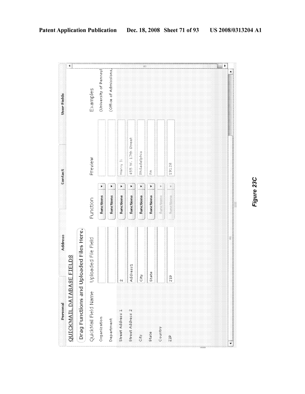 METHOD AND APPARATUS FOR DATABASE MAPPING - diagram, schematic, and image 72