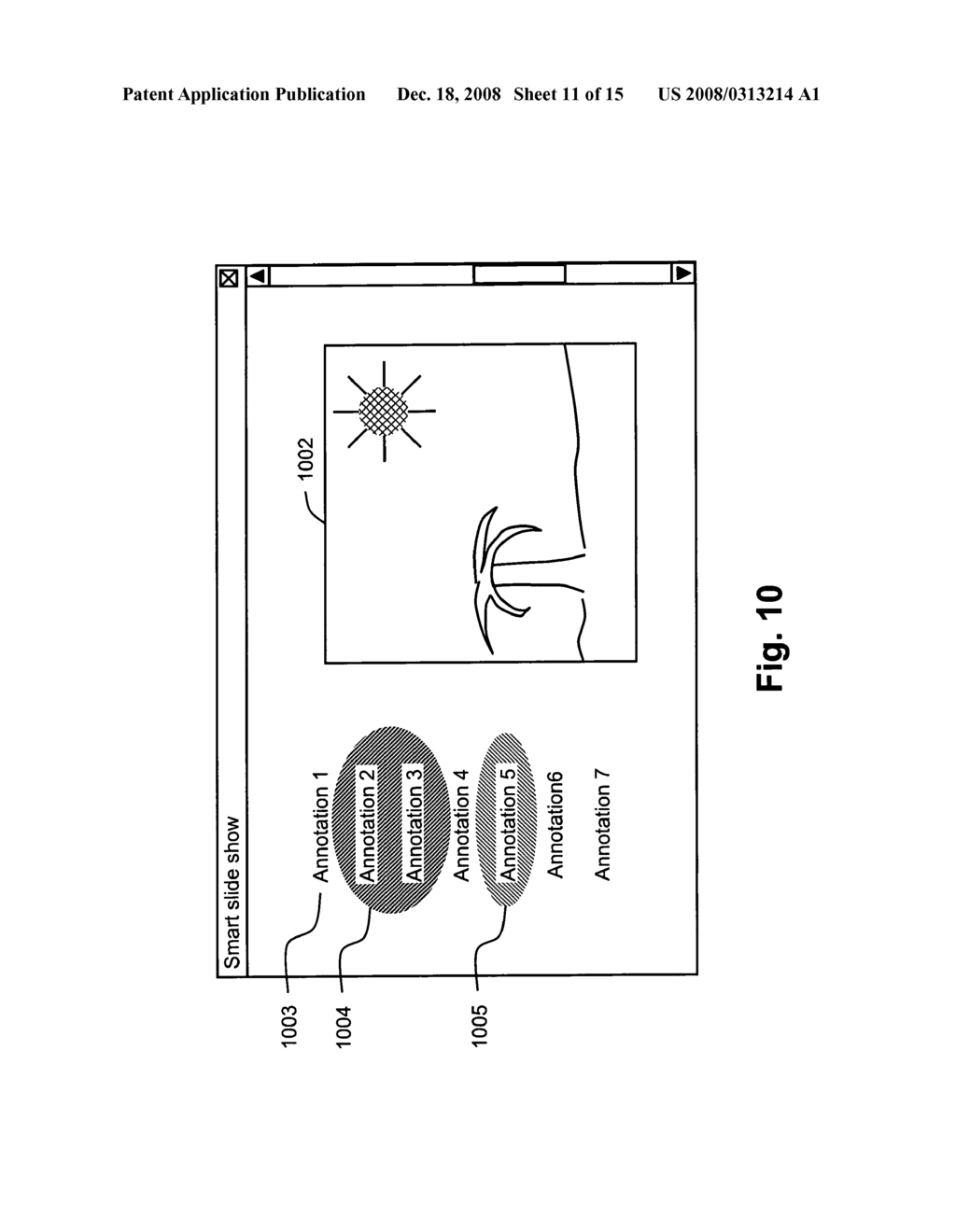 METHOD OF ORDERING AND PRESENTING IMAGES WITH SMOOTH METADATA TRANSITIONS - diagram, schematic, and image 12