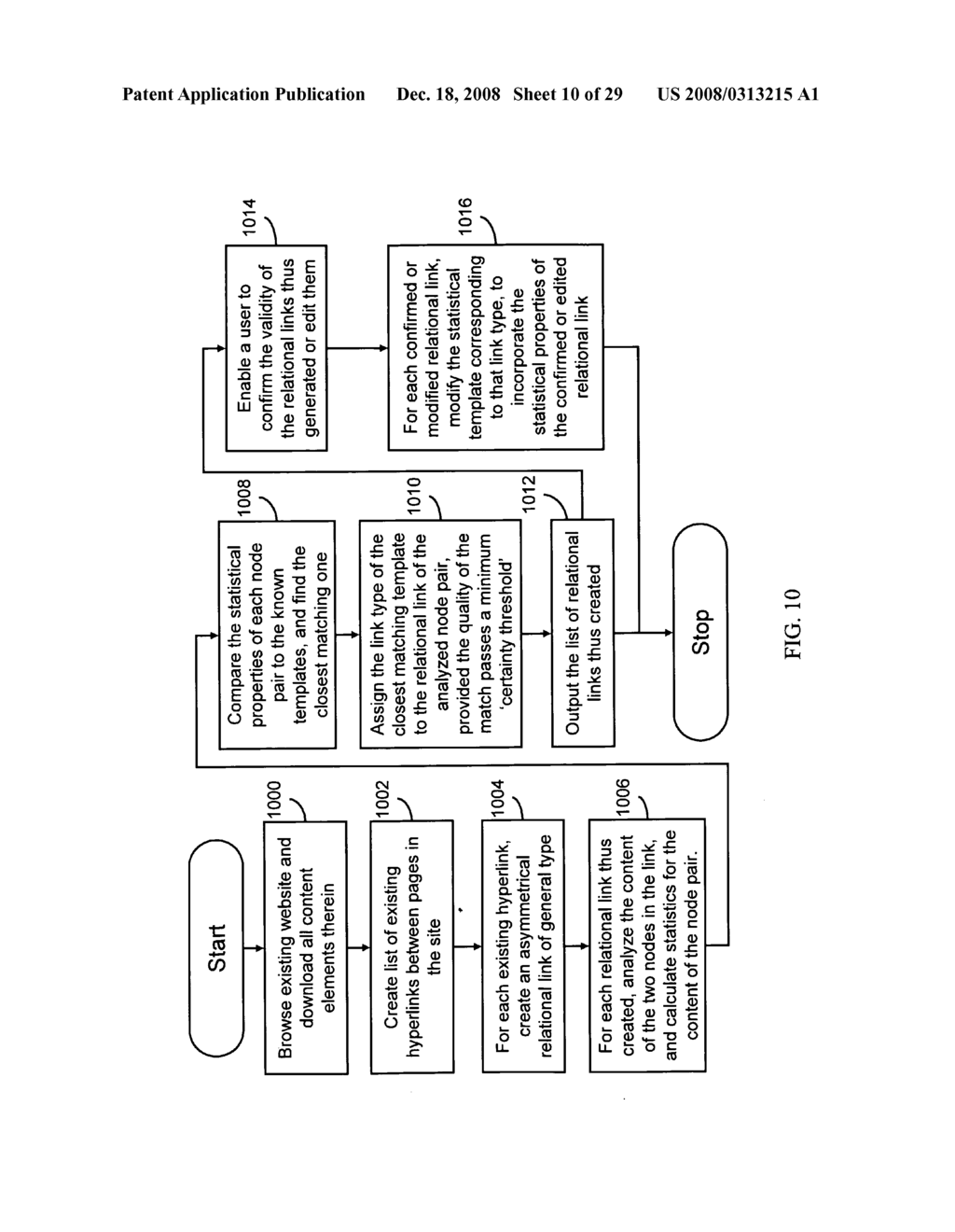 SYSTEM AND METHOD FOR THE GENERATION AND STORAGE OF CONTEXTUALLY ANCHORED LINKS AND FOR NAVIGATION WITHIN INFORMATION SYSTEMS BASED ON SUCH LINKS - diagram, schematic, and image 11