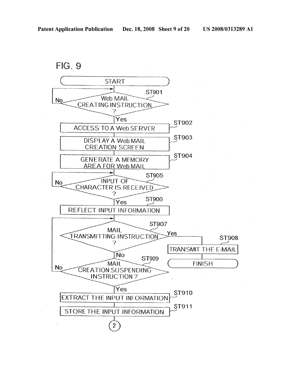 Mobile terminal apparatus, server apparatus and mobile communication network system - diagram, schematic, and image 10