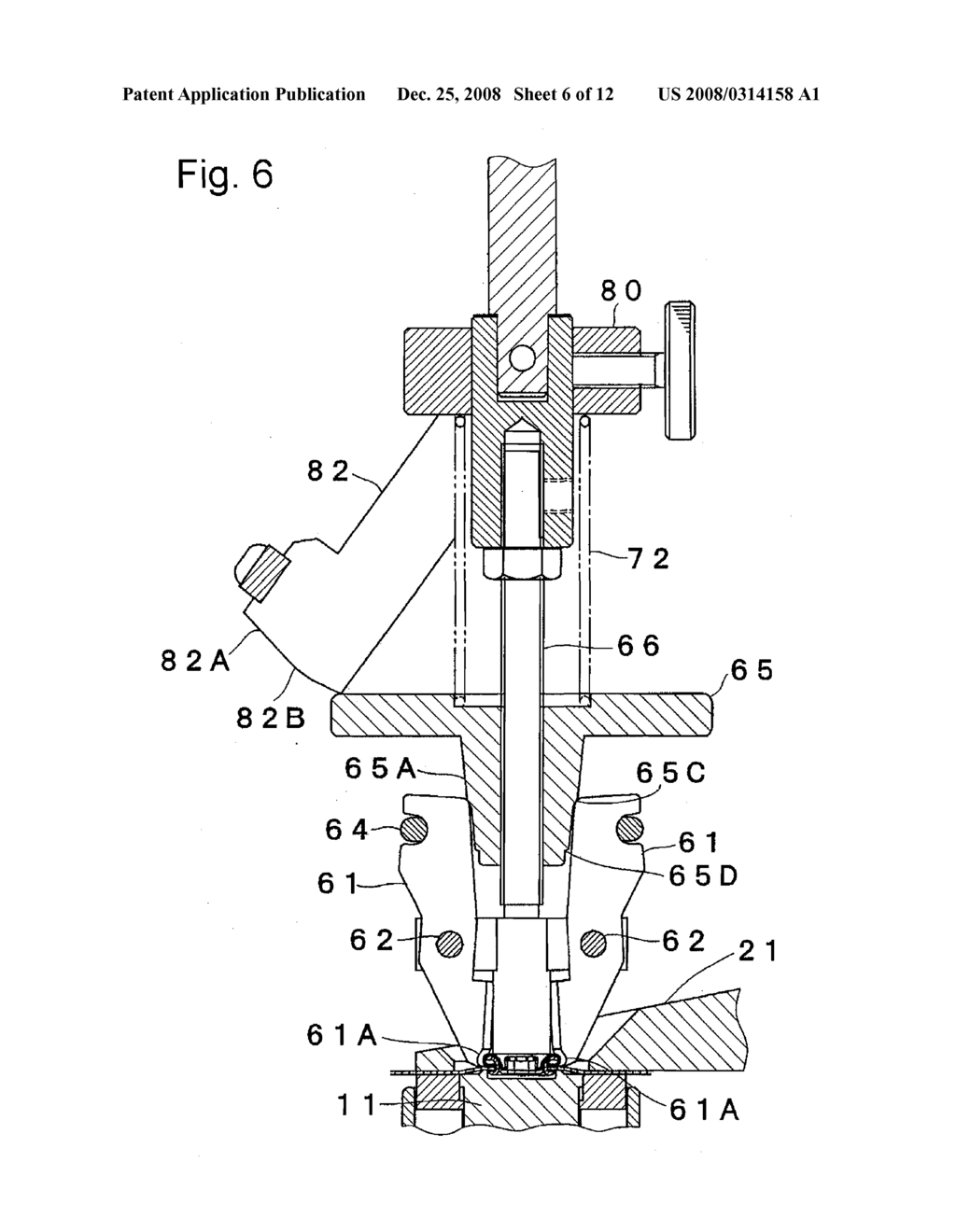 DEVICE AND METHOD FOR MEASURING SNAP MEMBER DETACHING FORCE, AND SNAP CHUCK - diagram, schematic, and image 07