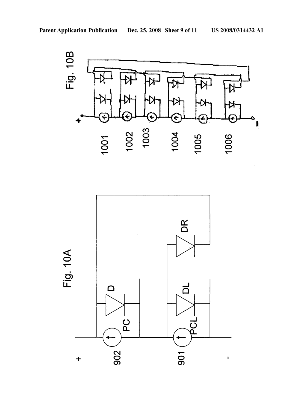 Photovoltaic module utilizing an integrated flex circuit and incorporating a bypass diode - diagram, schematic, and image 10