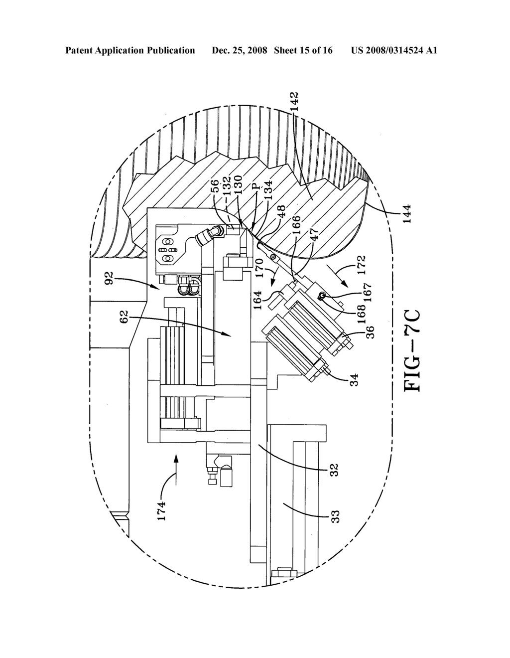 Method for single line tire ply construction - diagram, schematic, and image 16