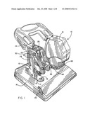 Hole punch with automatic reinforcement ring placement diagram and image