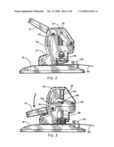 Hole punch with automatic reinforcement ring placement diagram and image