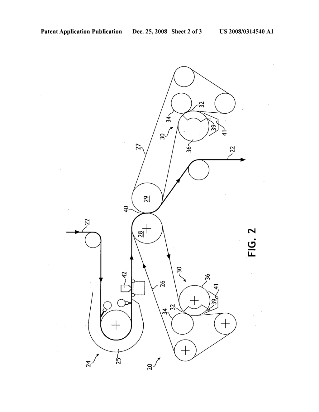 Method for dewatering a fabric - diagram, schematic, and image 03