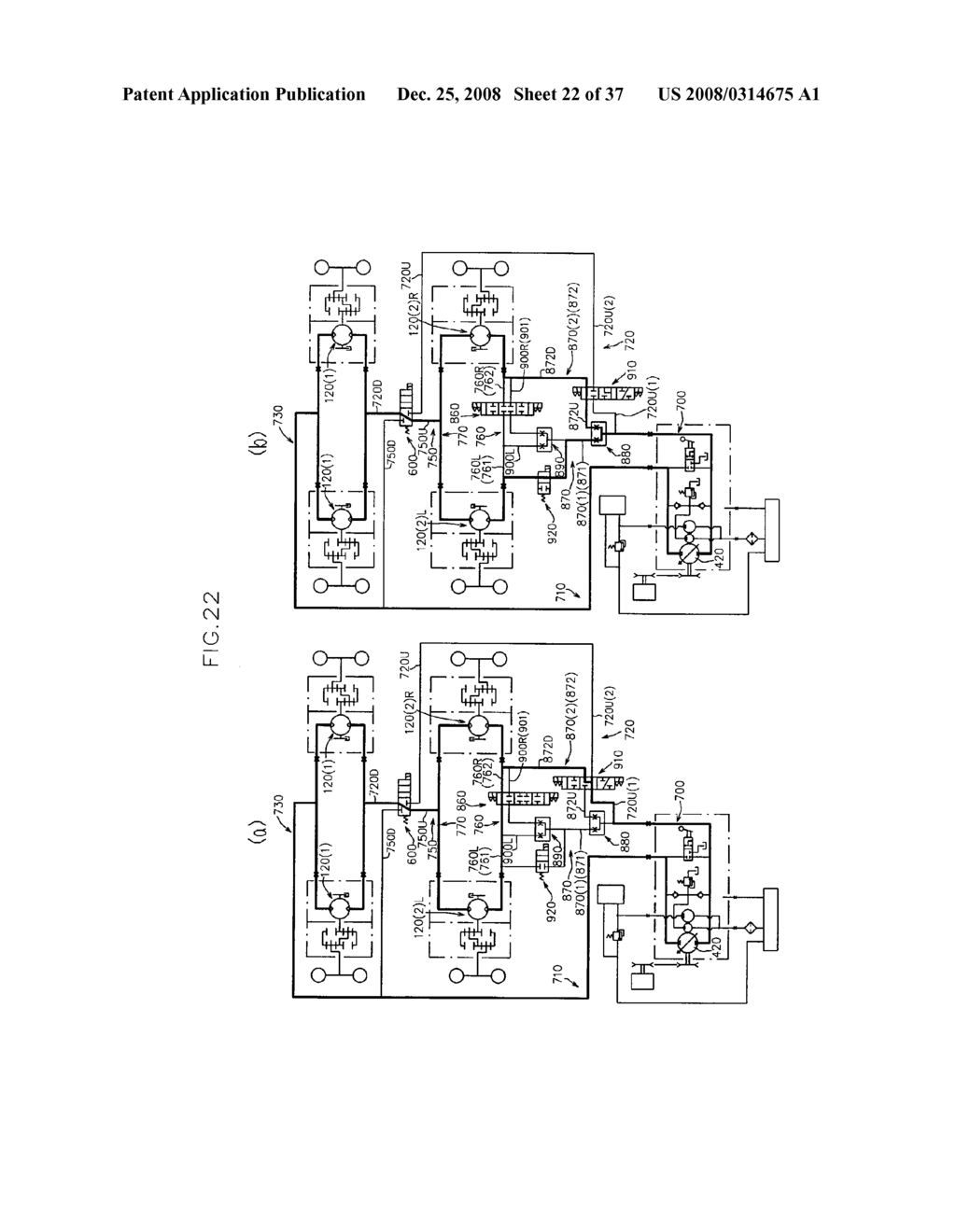 HYDRAULIC WHEEL-DRIVE WORKING VEHICLE - diagram, schematic, and image 23