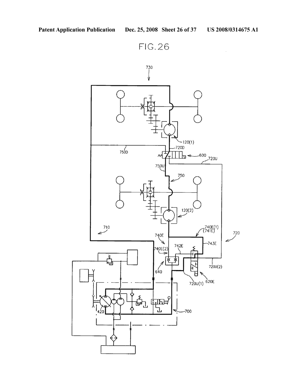 HYDRAULIC WHEEL-DRIVE WORKING VEHICLE - diagram, schematic, and image 27