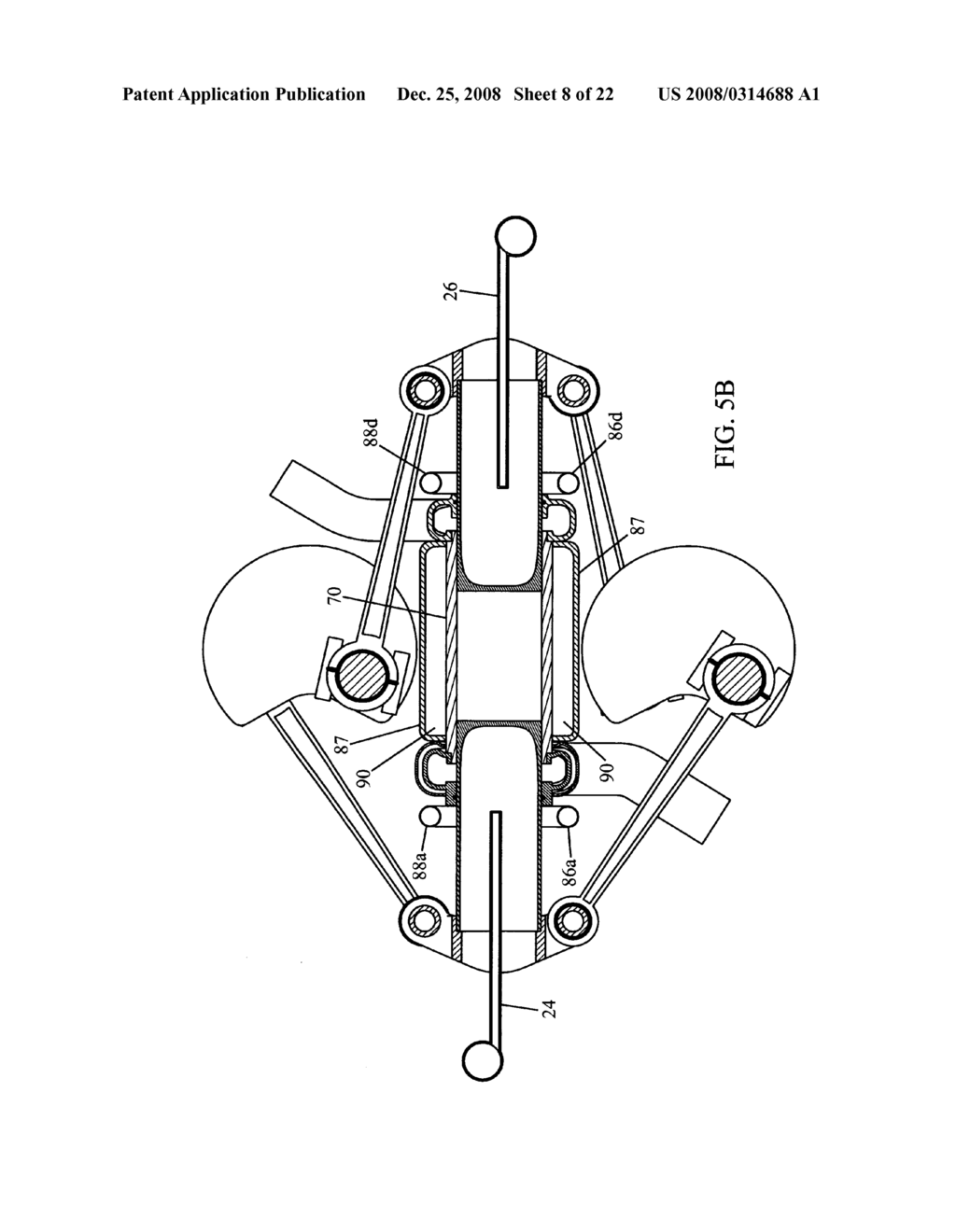 Internal combustion engine with provision for lubricating pistons - diagram, schematic, and image 09