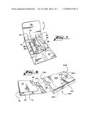 Lockable Container with Integral Internal Tray diagram and image