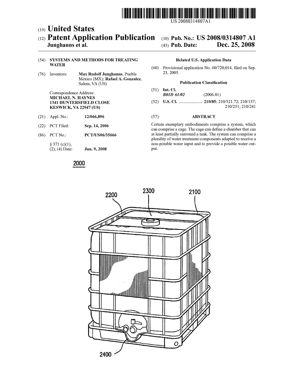 Systems and Methods For Treating Water - diagram, schematic, and image 01