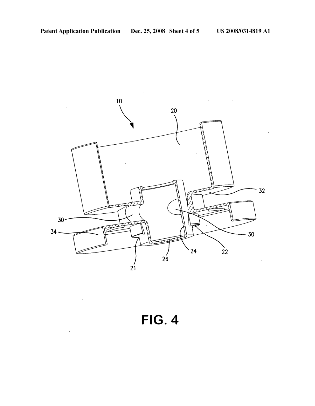 Filter assembly center tube with upstream diverter - diagram, schematic, and image 05