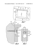 Keyhole mounting system diagram and image