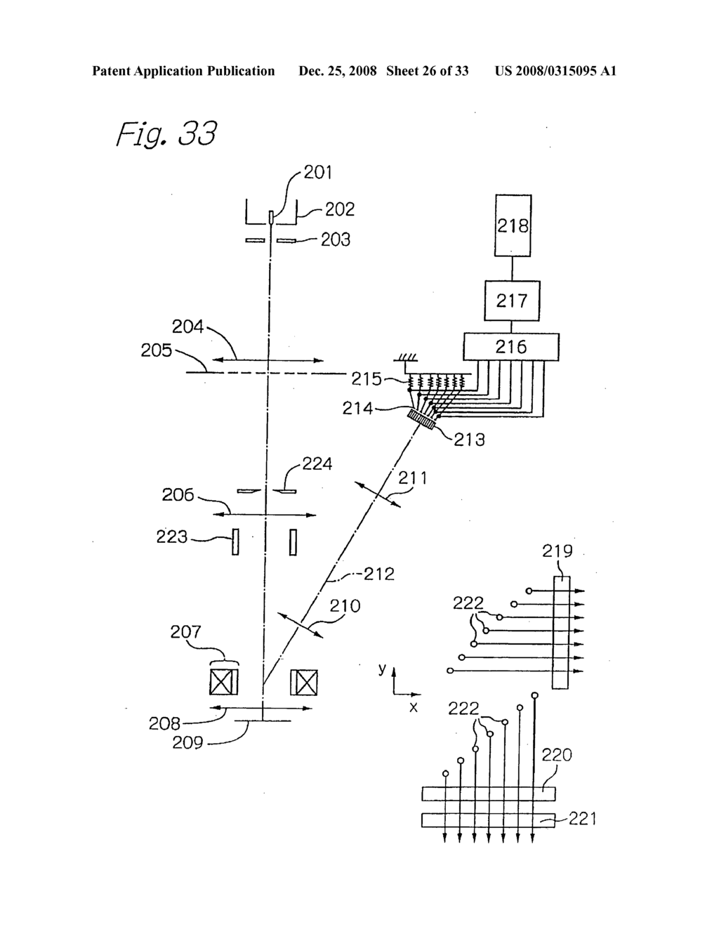 Electron beam apparatus, a device manufacturing method using the same apparatus, a pattern evaluation method, a device manufacturing method using the same method, and a resist pattern or processed wafer evaluation method - diagram, schematic, and image 27