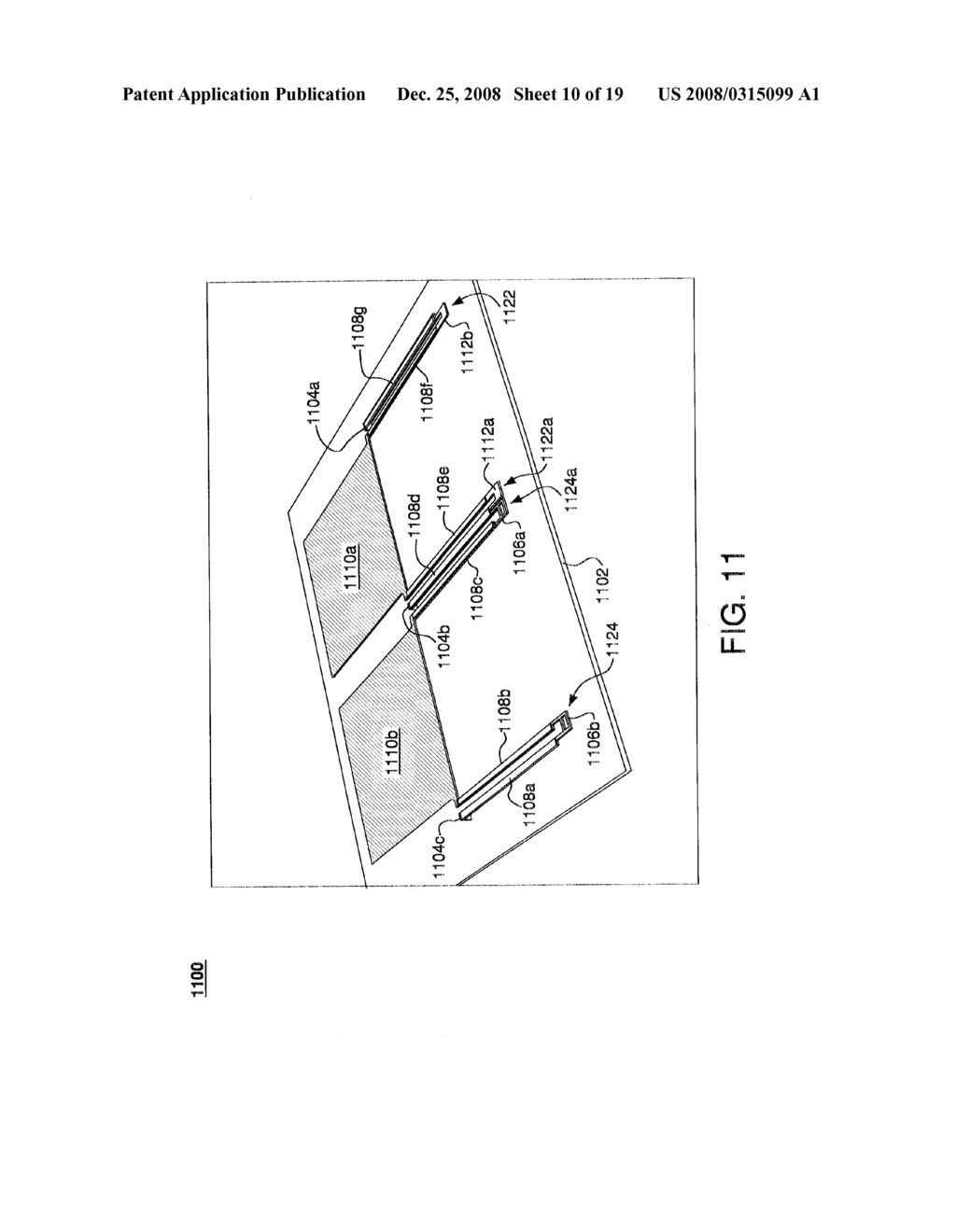 DETECTOR OF INFRARED RADIATION HAVING A BI-MATERIAL TRANSDUCER - diagram, schematic, and image 11