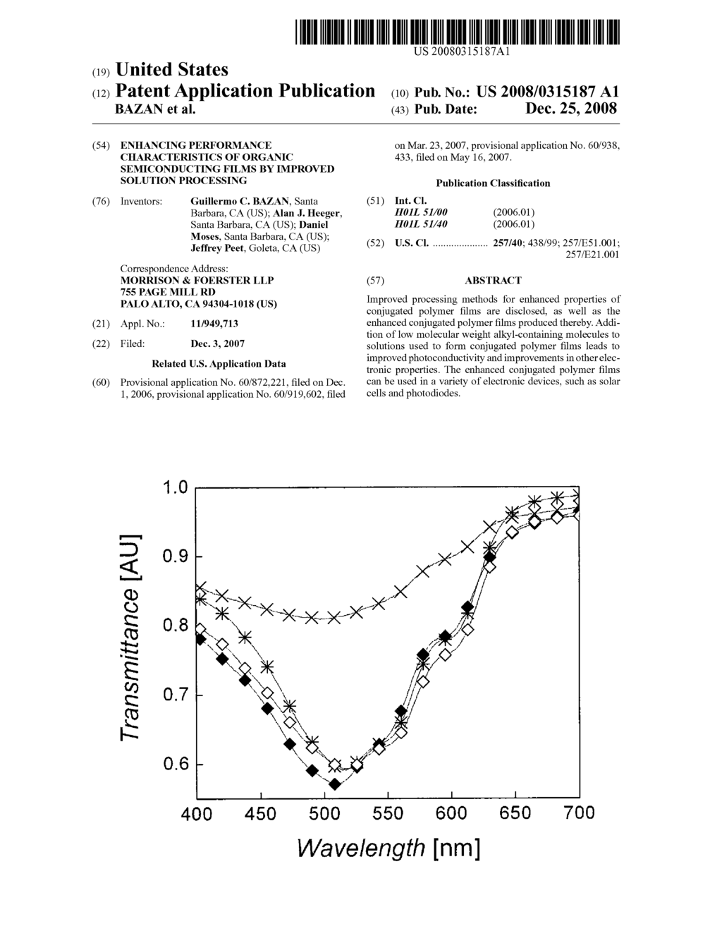 ENHANCING PERFORMANCE CHARACTERISTICS OF ORGANIC SEMICONDUCTING FILMS BY IMPROVED SOLUTION PROCESSING - diagram, schematic, and image 01