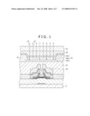 THIN FILM TRANSISTOR MANUFACTURING METHOD, THIN FILM TRANSISTOR AND DISPLAY DEVICE USING THE SAME diagram and image