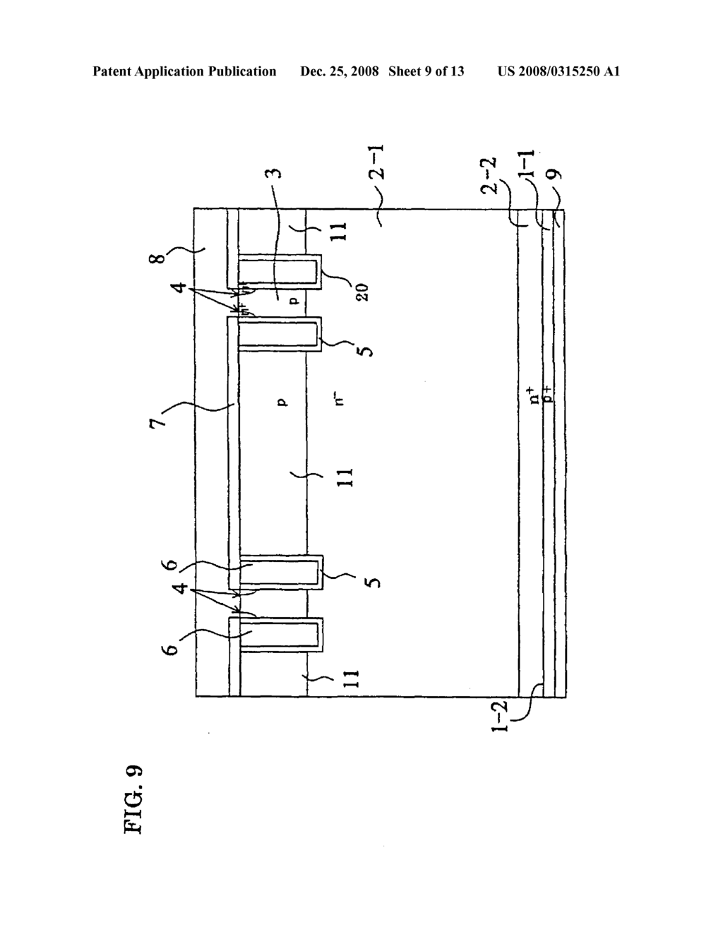 INSULATED GATE SEMICONDUCTOR DEVICE AND THE METHOD OF MANUFACTURING THE SAME - diagram, schematic, and image 10