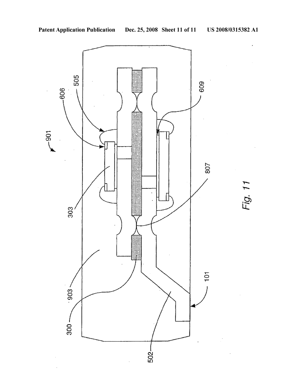 MULTIPLE DIE INTEGRATED CIRCUIT PACKAGE - diagram, schematic, and image 12