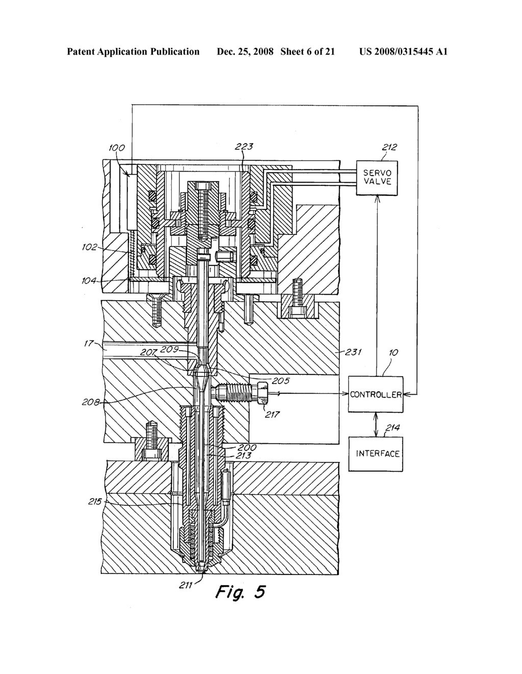INJECTION MOLDING FLOW CONTROL APPARATUS AND METHOD - diagram, schematic, and image 07