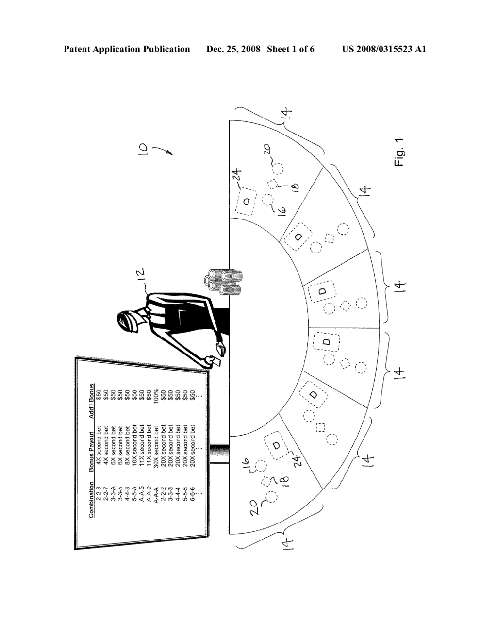 BETTING CARD GAME - diagram, schematic, and image 02