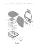 Chair having Adjustable Weight Proportion Accepting Elements diagram and image