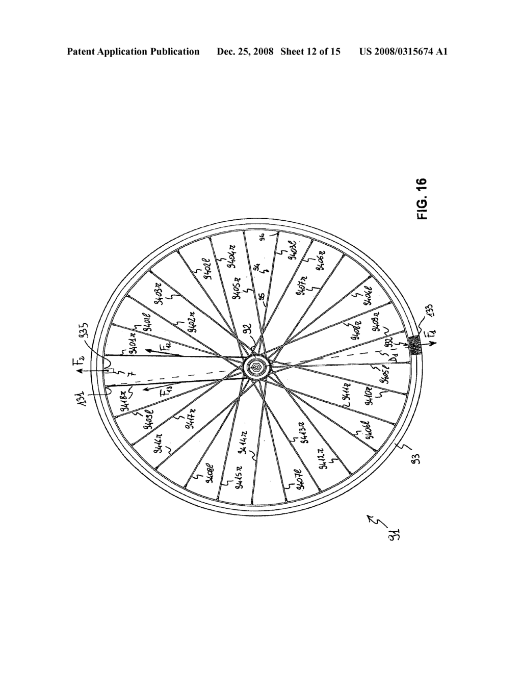 SPOKED BICYCLE WHEEL, COMPONENTS THEREOF AND RELATIVE MANUFACTURING METHODS - diagram, schematic, and image 13