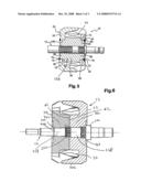 Electrical Rotating Machine Comprising an Intermediate Sleeve Interposed Between the Shaft and the Polar Wheels and Method for Making the Rotor diagram and image