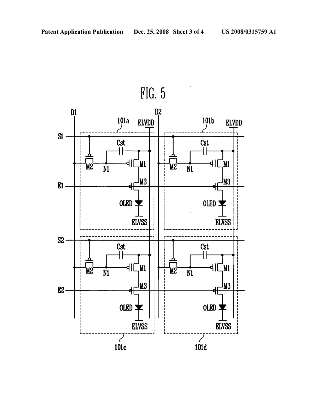 Pixel, organic light emitting display and associated methods - diagram, schematic, and image 04