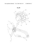 Console box for heavy equipment having safety bar with function sound device diagram and image