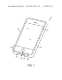 WIRELESS HANDHELD ELECTRONIC DEVICE diagram and image