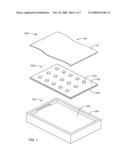 Touch Screen Keyboard With Tactile Feedback, and Associated Method diagram and image