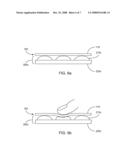 Touch Screen Keyboard With Tactile Feedback, and Associated Method diagram and image