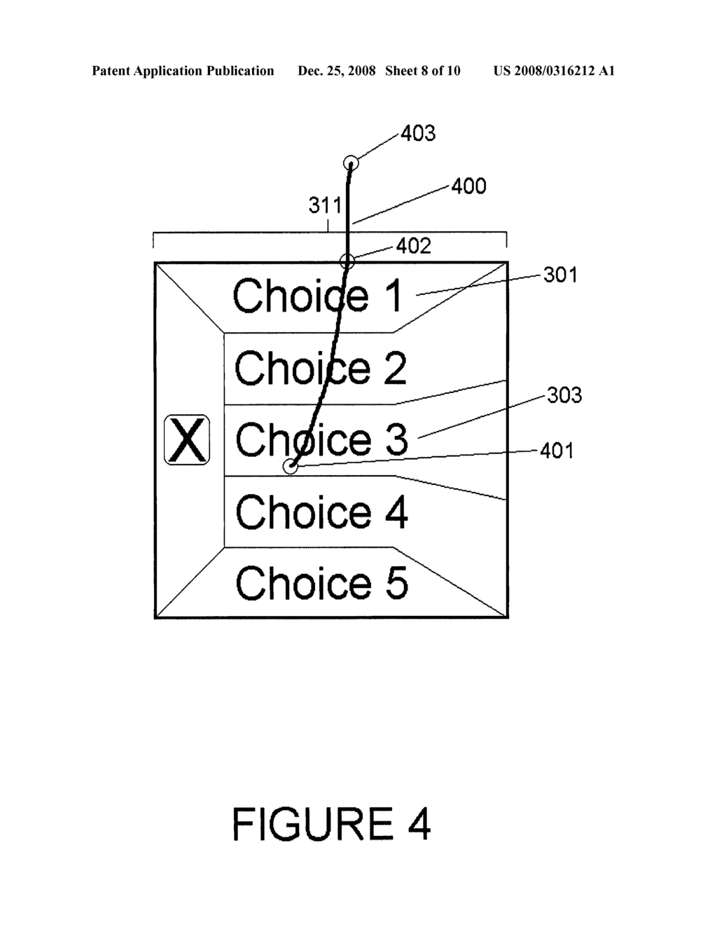 System and method for a user interface for text editing and menu selection - diagram, schematic, and image 09