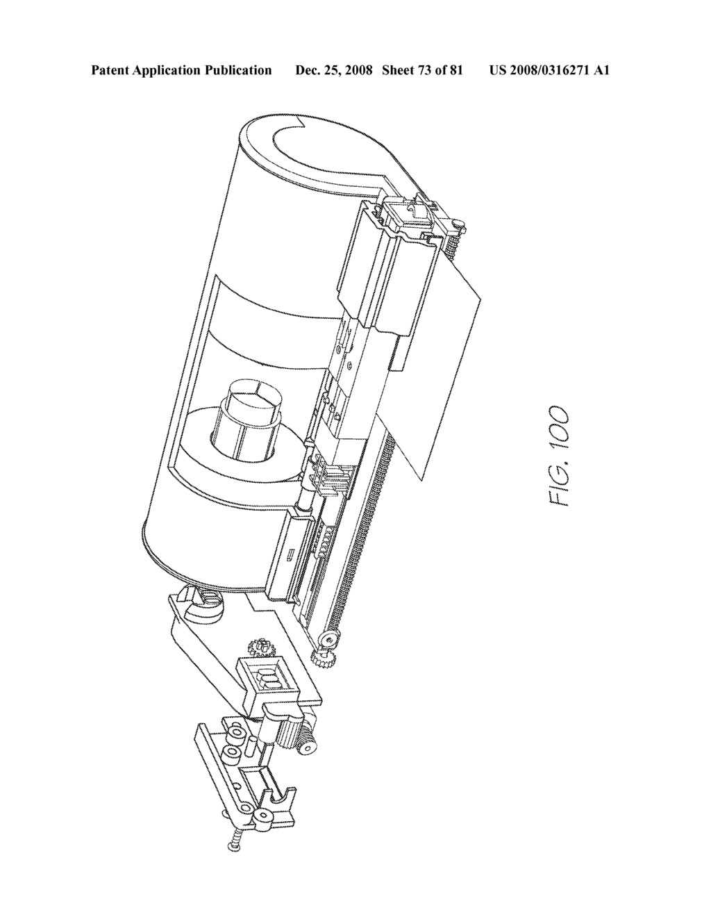 NOZZLE ARRANGEMENT FOR AN INKJET PRINTER WITH INK WICKING REDUCTION - diagram, schematic, and image 74