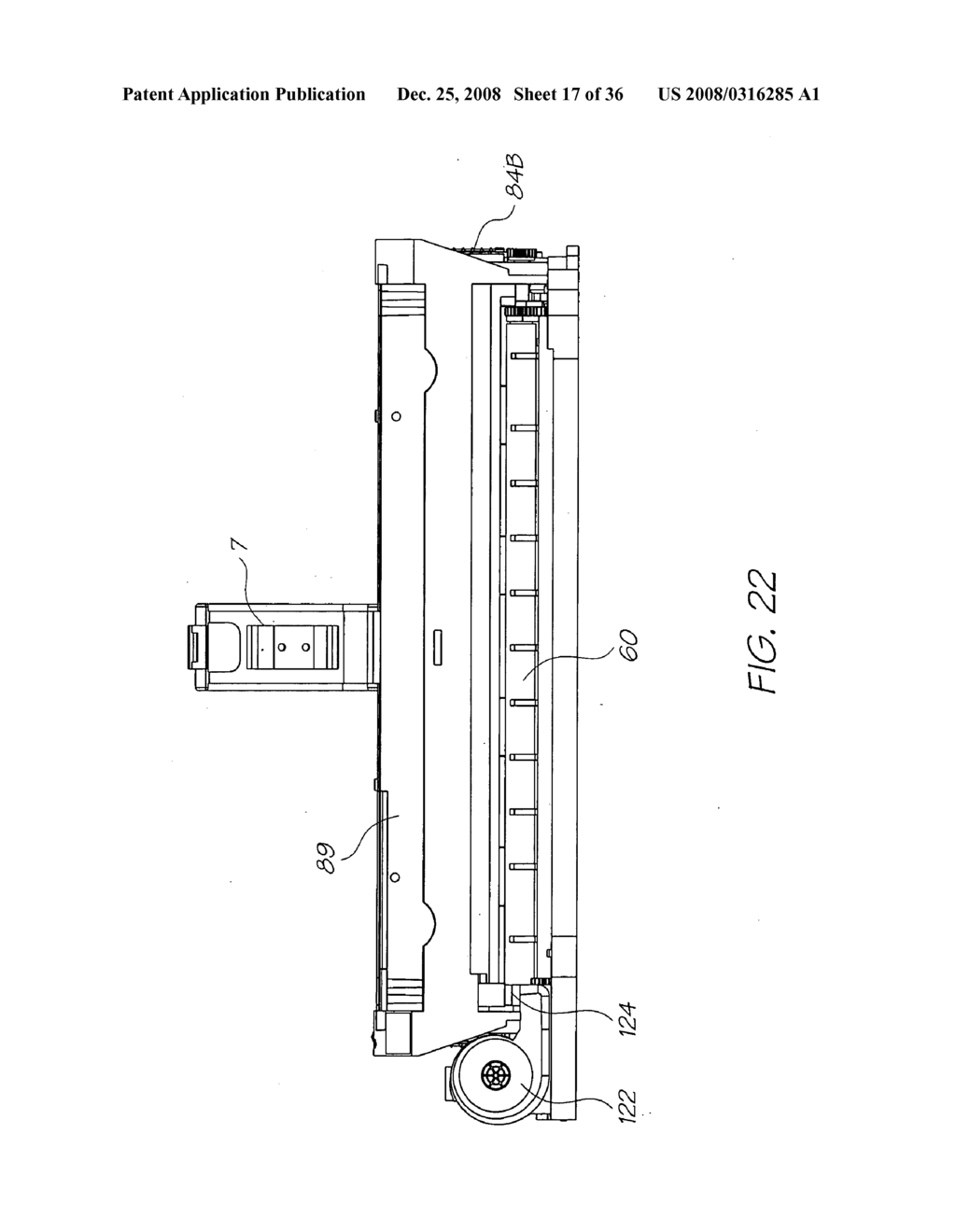 PRINTER CRADLE FOR RECEIVING AN INK CARTRIDGE WITH A GEAR ASSEMBLY - diagram, schematic, and image 18