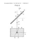 Laser radar apparatus that measures direction and distance of an object diagram and image