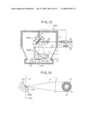 Laser radar apparatus that measures direction and distance of an object diagram and image