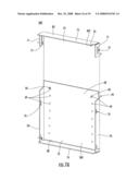 ELECTRONIC EQUIPMENT ENCLOSURE WITH EXHAUST AIR DUCT AND ADJUSTABLE FILLER PANEL ASSEMBLIES diagram and image