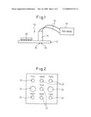 Connector, printed circuit board, connecting device connecting them, and method of testing electronic part, using them diagram and image