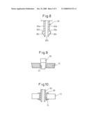 Connector, printed circuit board, connecting device connecting them, and method of testing electronic part, using them diagram and image