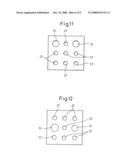 Connector, printed circuit board, connecting device connecting them, and method of testing electronic part, using them diagram and image