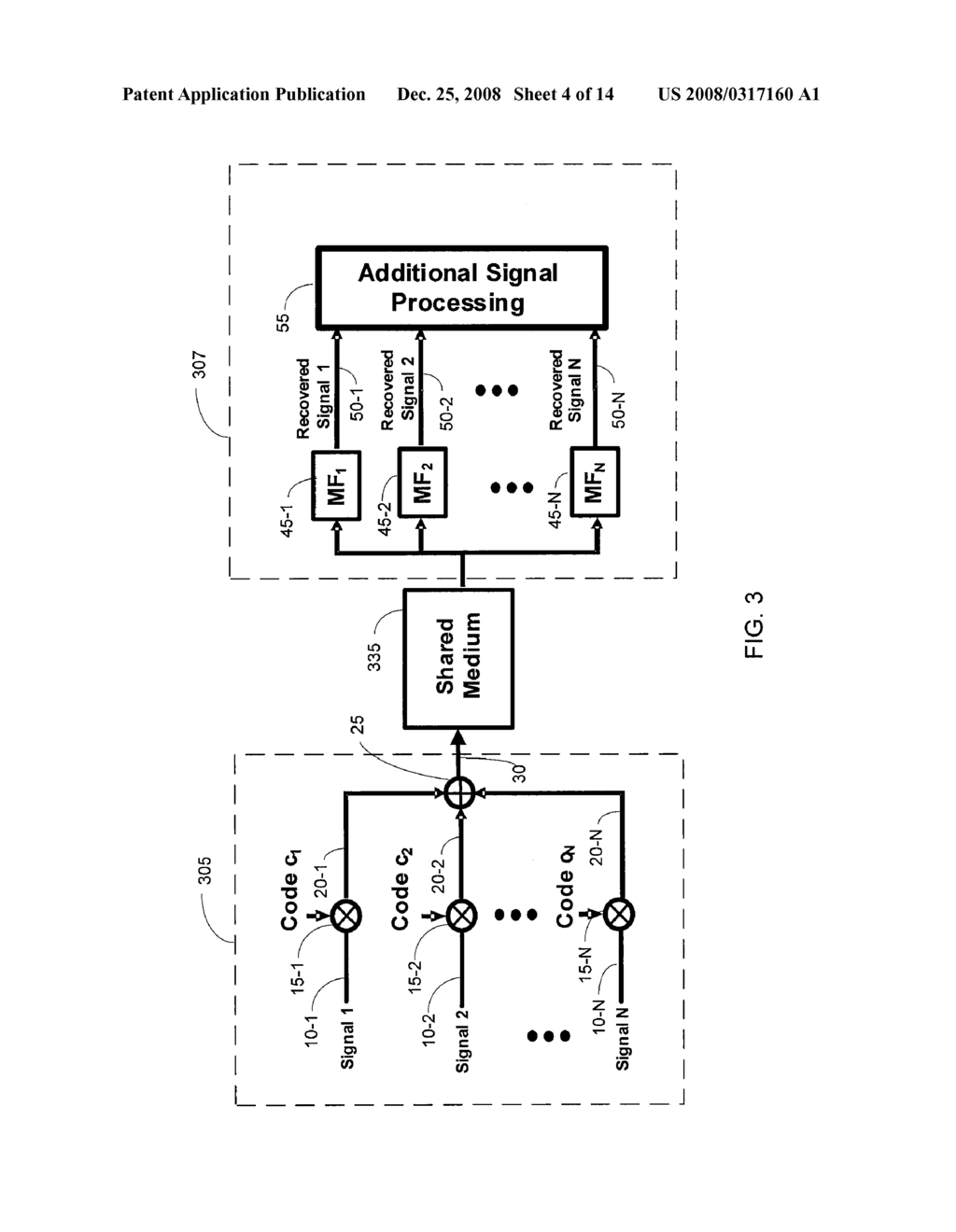 CODE-MODULATED PATH-SHARING MULTI-SIGNAL SYSTEMS - diagram, schematic, and image 05