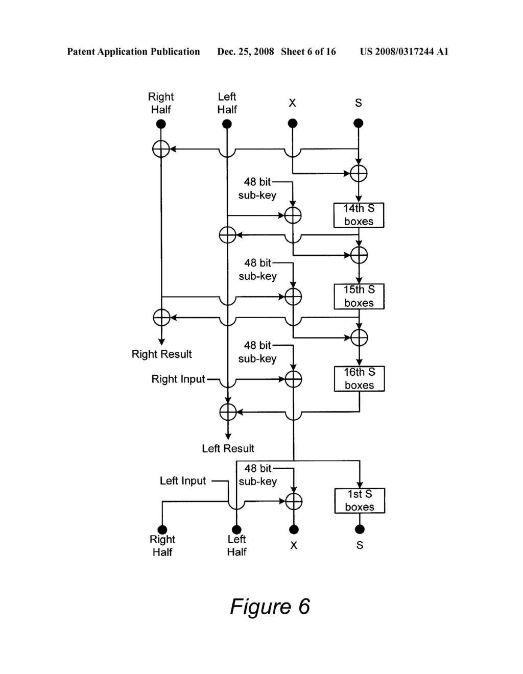 EXECUTION UNIT FOR PERFORMING THE DATA ENCRYPTION STANDARD - diagram, schematic, and image 07