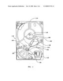 Air purging for a fluid dynamic bearing diagram and image