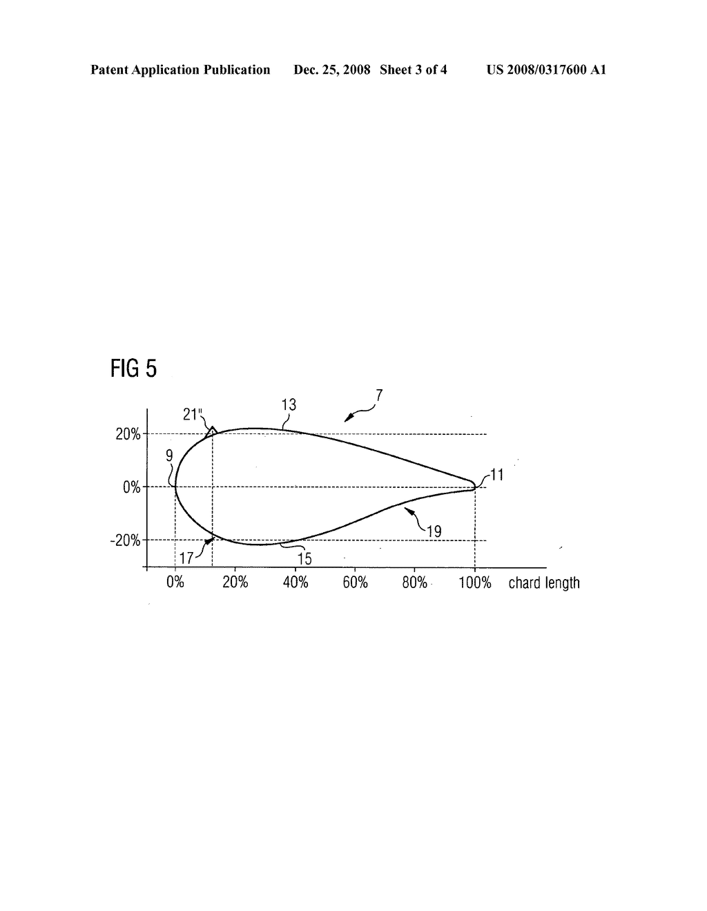 Wind turbine rotor blade with vortex generators - diagram, schematic, and image 04