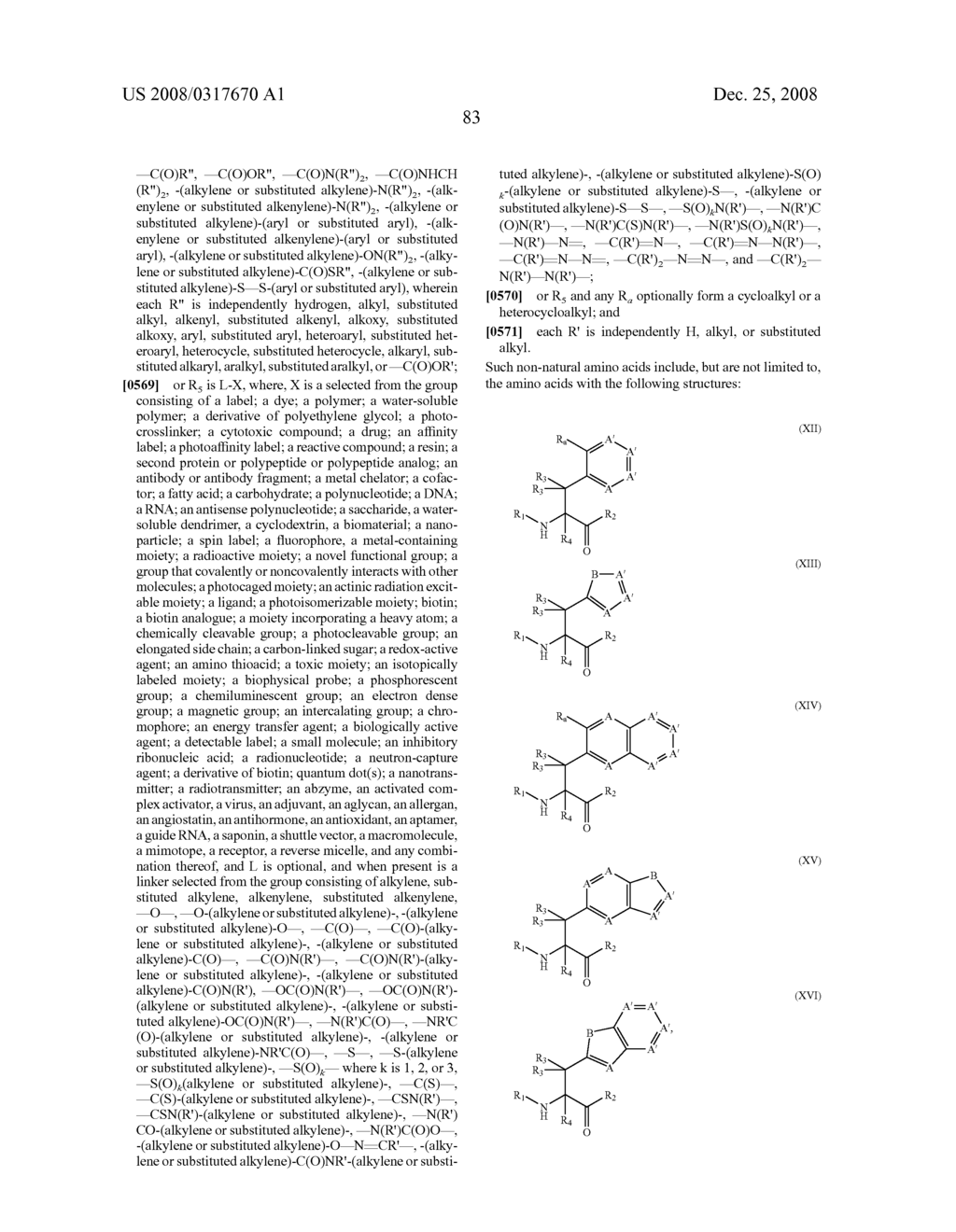 Compositions Containing, Methods Involving, and Uses of Non-Natural Amino Acids and Polypeptides - diagram, schematic, and image 124