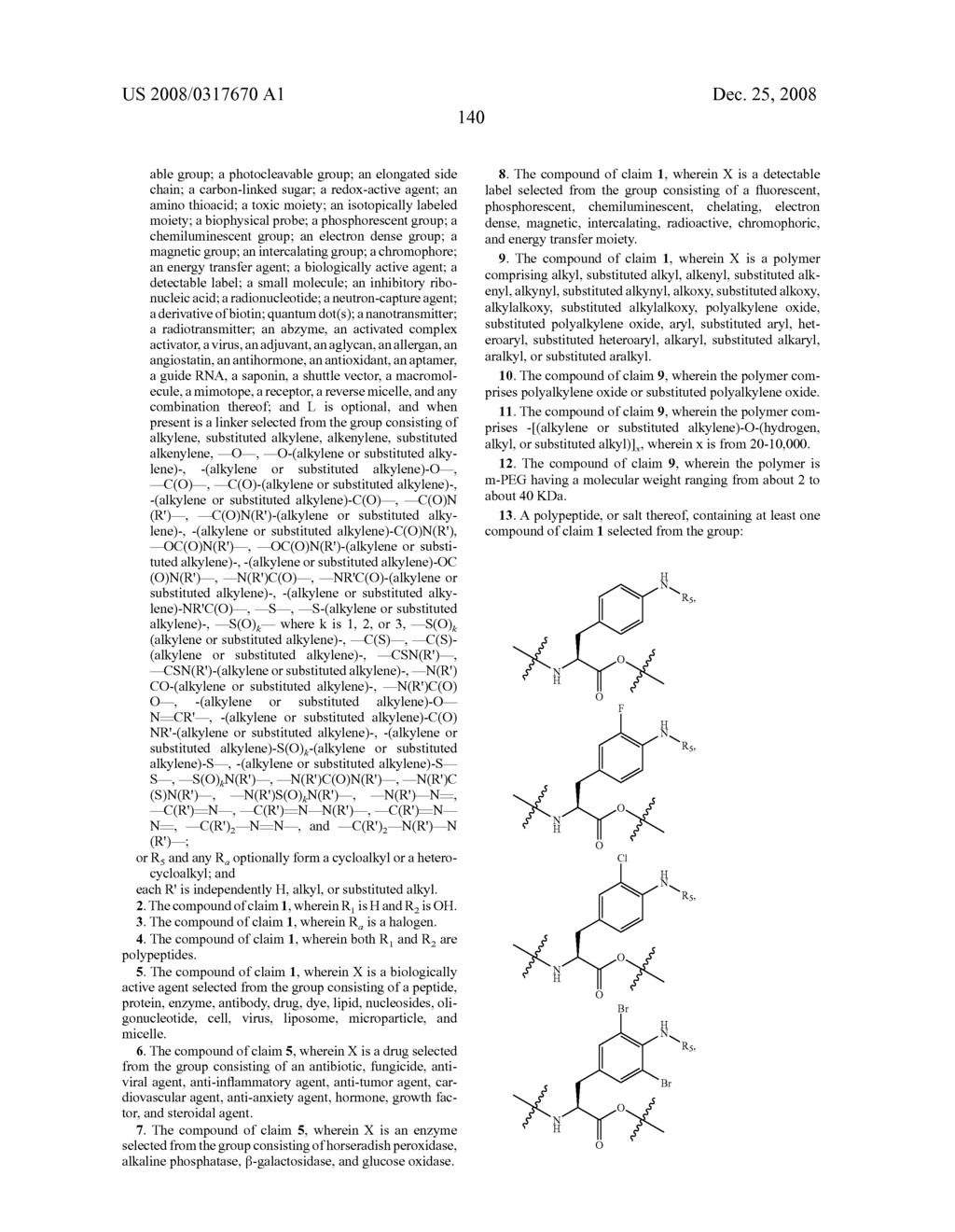 Compositions Containing, Methods Involving, and Uses of Non-Natural Amino Acids and Polypeptides - diagram, schematic, and image 181